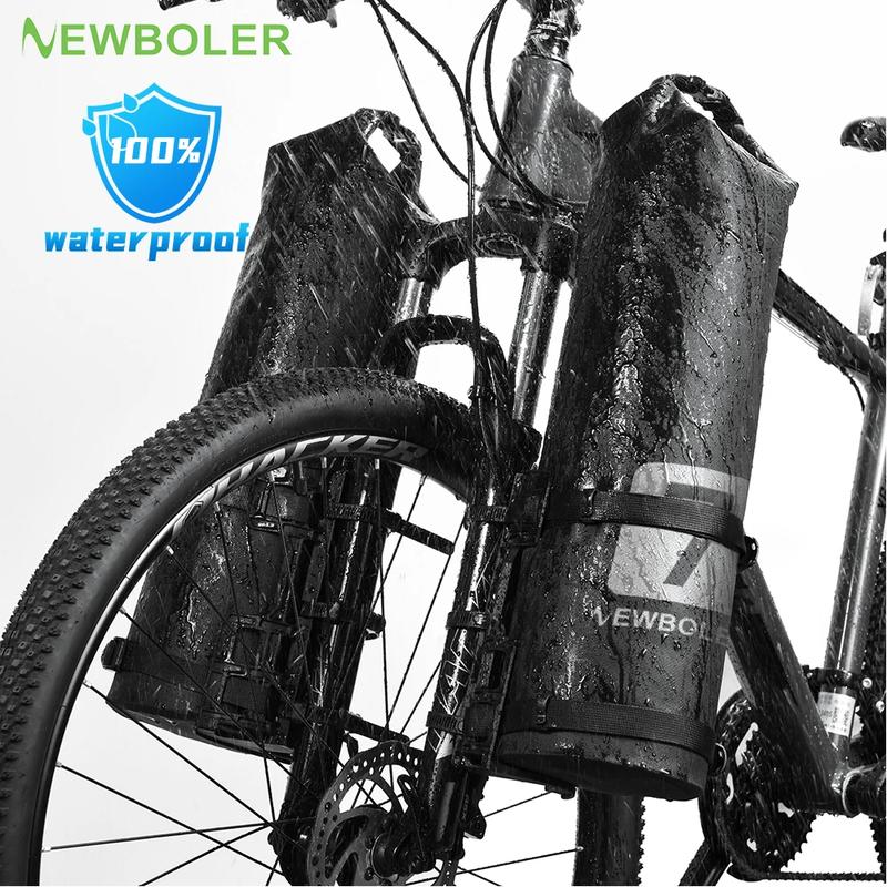 Image from c_Cycling/c_Bikepacking Bags and Accessories/Newboler-Bike-Fork-Bags-and-Mounting-Hardware/